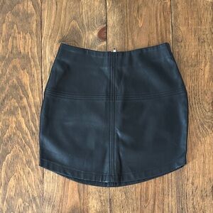 Lulu's Black Mini Skirt